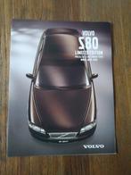 Volvo S 80 Limited Edition + Prijzen 1999 / 2000 4 pag., Verzenden, Zo goed als nieuw, Volvo