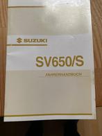 Gebruiksaanwijzing Suzuki SV650/S, Motoren, Handleidingen en Instructieboekjes, Suzuki