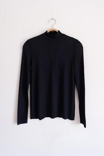 Zwart Shirt Lange Mouw Sissy-Boy Maat XS beschikbaar voor biedingen