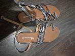Trendy Slangenprint Sandalen - Maat 42, Kleding | Dames, Schoenen, Overige kleuren, Sandalen of Muiltjes, Ophalen of Verzenden