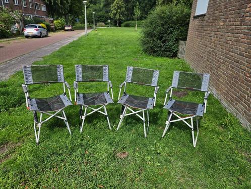 Campingstoelen Quechua/Decathlon – set van 4, als nieuw!, Caravans en Kamperen, Kampeermeubelen, Zo goed als nieuw, Campingstoel