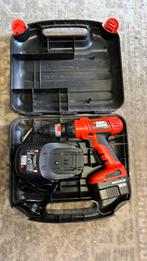 Black&decker accu boormachine, Ophalen, Zo goed als nieuw, Boormachine