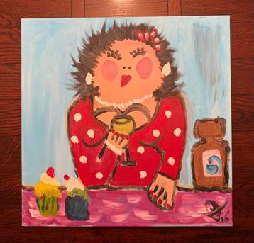 Schilderij beschikbaar voor biedingen