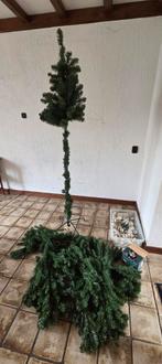 Kunst kerstboom met ballen en lampjes, Ophalen, Gebruikt