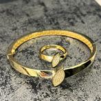 18k gouden armband met ring nieuw, Ophalen of Verzenden, Nieuw, Goud
