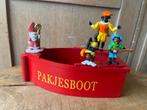 Houten rode pakjesboot met AH Sinterklaas en drie Pieten, Ophalen of Verzenden