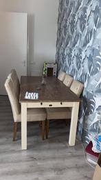 Riverdale tafel ong 180x80, Huis en Inrichting, Tafels | Eettafels, Ophalen, Gebruikt, 50 tot 100 cm, Vijf personen of meer