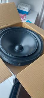 2x Kef B300B 12 inch high end woofers topconditie!, Zo goed als nieuw, 120 watt of meer, Front, Rear of Stereo speakers, Ophalen
