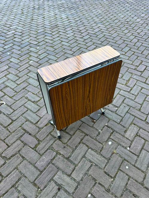 Formica klaptafel, Huis en Inrichting, Tafels | Eettafels, Gebruikt, 50 tot 100 cm, 100 tot 150 cm, tot twee personen, Rechthoekig