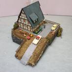 Diorama woonhuis H0 met oprit etc., Hobby en Vrije tijd, Modeltreinen | N-Spoor, Overige merken, Gelijkstroom of Wisselstroom