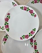Vintage bloemservies Winterling roze  vrolijk borden, Ophalen of Verzenden, Zo goed als nieuw, Overige stijlen, Porselein