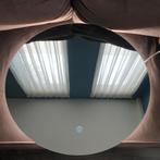 LED Badkamerspiegel rond 60 cm, Huis en Inrichting, Woonaccessoires | Spiegels, Ophalen, Gebruikt, Rond, Minder dan 100 cm