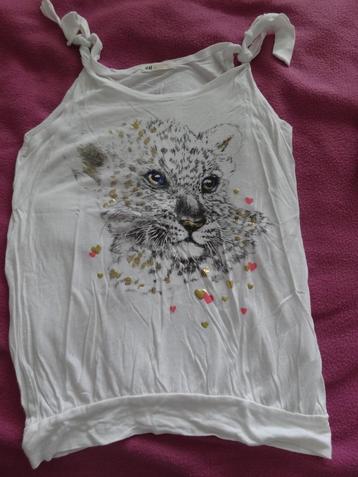 leuk topje/ shirt met welp mt 158/164