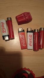 Coca-Cola Aanstekers + Houder, Ophalen of Verzenden, Gebruikt, Gebruiksvoorwerp