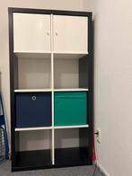 Ikea kast met deuren en vakken, Ophalen, Kunststof, Gebruikt, 100 tot 150 cm