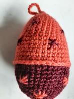 Paasei gehaakt 14x10cm handgemaakt leuk voor in paastak, Ophalen of Verzenden