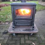 Perfect brandende Efel houtkachel izgs + kachelpijpen 8kw, Huis en Inrichting, Kachels, Ophalen, Gebruikt, Houtkachel, Vrijstaand