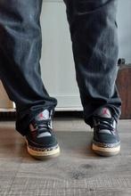 Jordan Retro 3 black Cement, Zwart, Ophalen of Verzenden, Sneakers of Gympen, Jordan