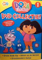 Dora dvd collectie 1 grote rode kip, Alleen op de wereld, gr, Cd's en Dvd's, Dvd's | Kinderen en Jeugd, Alle leeftijden, Zo goed als nieuw
