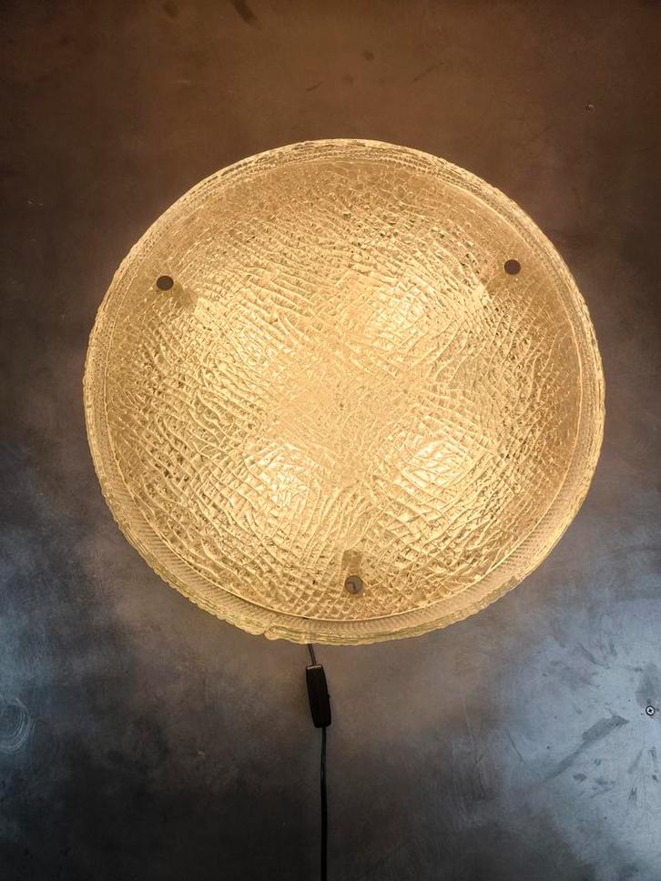 Kaiser Leuchten XXL plaffonnaire, Huis en Inrichting, Lampen | Plafondlampen, Zo goed als nieuw, Glas, Metaal, Ophalen