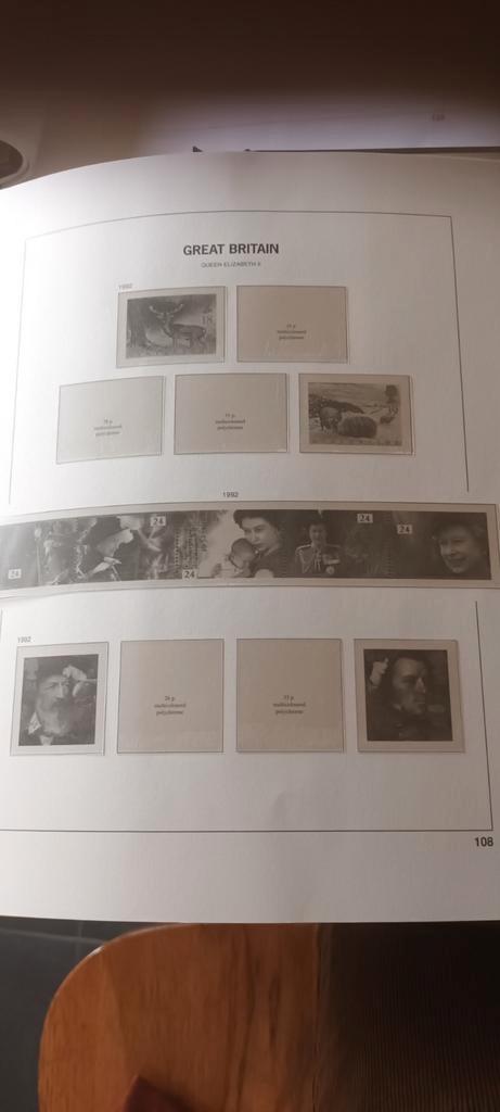 Davo luxe bladen Groot Brittanië, Postzegels en Munten, Postzegels | Toebehoren, Verzamelalbum, Ophalen