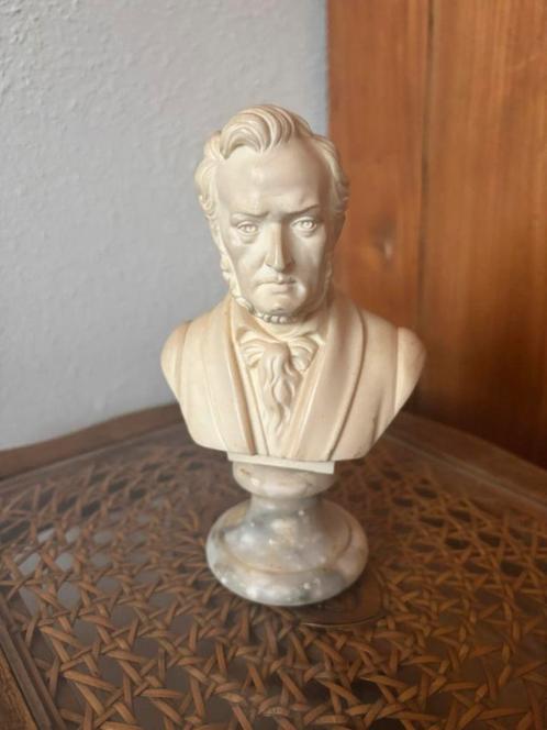 Richard Wagner - borstbeeld - buste, Antiek en Kunst, Kunst | Beelden en Houtsnijwerken, Ophalen of Verzenden