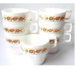 7 stapelbare kopjes Arcopal France vintage, Antiek en Kunst, Ophalen of Verzenden