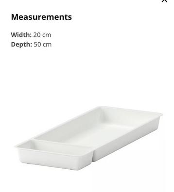 4 kunstof bestekbakken, IKEA beschikbaar voor biedingen