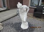 groot zwaar dames beeld €75 vast, Tuin en Terras, Ophalen, Zo goed als nieuw, Beton, Mensenbeeld