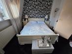 Complete slaapkamer met nachtkastjes, Huis en Inrichting, Ophalen, Zo goed als nieuw, Tweepersoons