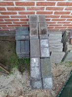 80 klinkers en 50 walltjes te koop, Tuin en Terras, Ophalen, Zo goed als nieuw, Beton, Klinkers