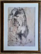 Zeer fraaie afbeelding, naakte vrouw, van Sierk Schröder., Ophalen of Verzenden