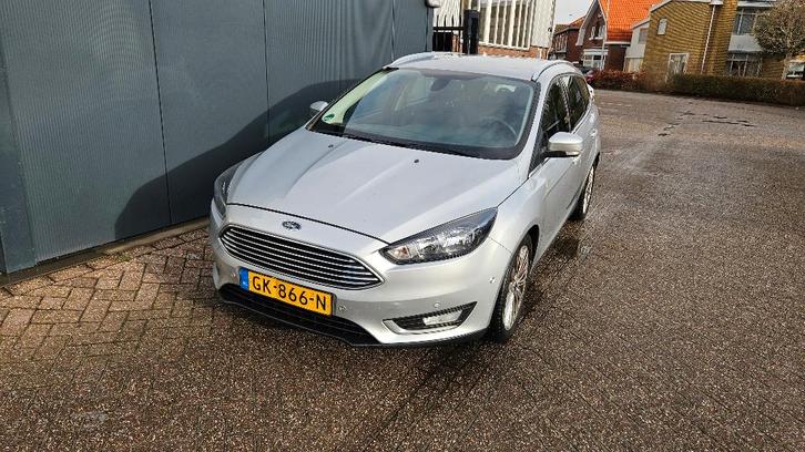 Ford Focus 1.0 Ecoboost 125pk 2015 Grijs, Auto's, Ford, Particulier, Focus, ABS, Airbags, Bluetooth, Boordcomputer, Centrale vergrendeling