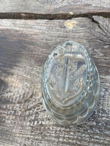 Puddingvorm glas jaren 60 anker vintage retro €7,50  beschikbaar voor biedingen