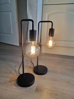 2 Industrieele Tafel lampen inclusief Calex Smart Lichtbron, Ophalen of Verzenden, Zo goed als nieuw, Minder dan 50 cm