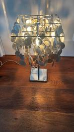 Vintage tafellamp jaren 70-80 met kunststof spiegeltjes, Ophalen, Gebruikt, Vintage jaren 70-80, Metaal