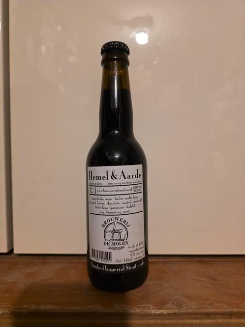 De Molen Hemel & Aarde - Smoked Imperial Stout, Verzamelen, Biermerken, Zo goed als nieuw, Flesje(s), Overige merken, Ophalen