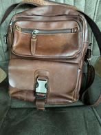 Te koop cowboybag leren tas, Ophalen of Verzenden, Zo goed als nieuw, Bruin