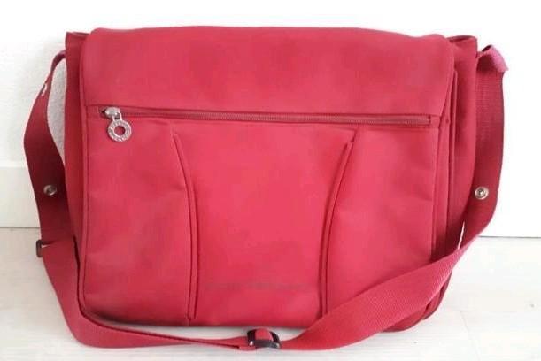 Goede, mooie, stevige donkerrode luiertas van Little Company, Kinderen en Baby's, Luiertassen, Gebruikt, Schoudertas, Ophalen of Verzenden