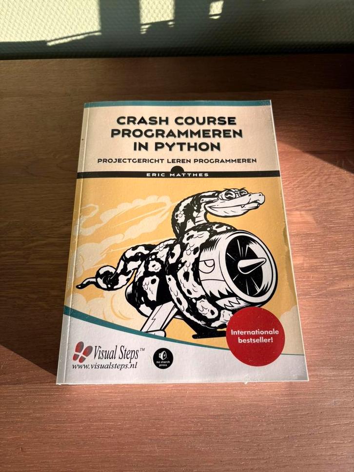 Eric Matthes - Crash course programmeren in Python, Boeken, Informatica en Computer, Nieuw, Internet of Webdesign, Ophalen