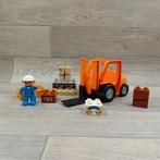 duplo bouwplaats oranje heftruck, Kinderen en Baby's, Speelgoed | Duplo en Lego, Duplo, Gebruikt, Ophalen of Verzenden