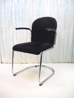 Design Stoel DUTCH ORIGINALS Gispen 413, Gebruikt, Zwart, Ophalen of Verzenden, Overige materialen