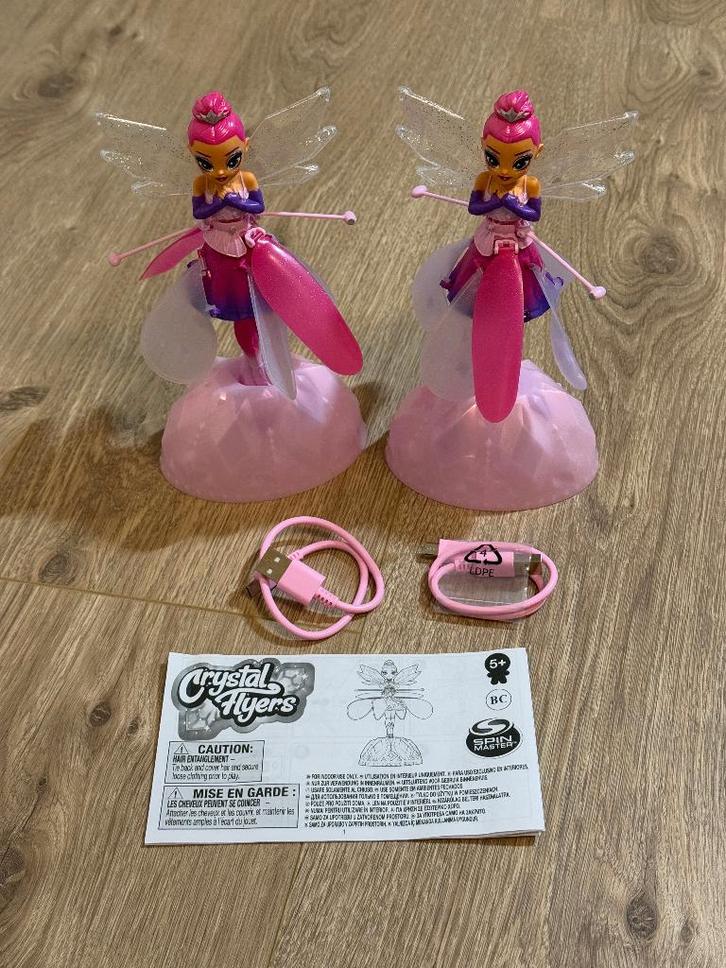Crystal Flyers - Interactieve vliegende fee. Nieuw, Kinderen en Baby's, Speelgoed | Poppen, Nieuw, Overige typen, Ophalen of Verzenden