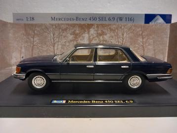 Rare Mercedes Benz 450 SEL dark blue Revell metall 1:18 KRD beschikbaar voor biedingen