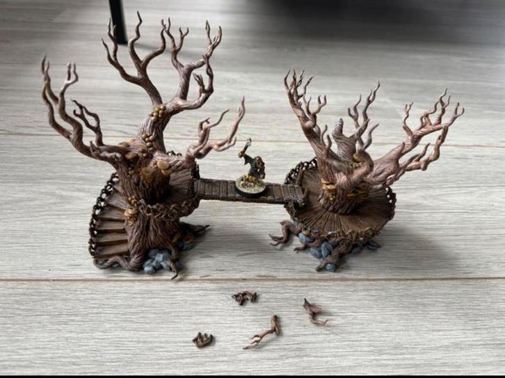 Wargaming Elven walkway scenery terrain, Hobby en Vrije tijd, Wargaming, Zo goed als nieuw, Historisch, Ophalen of Verzenden