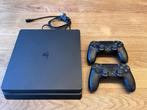 Playstation 4 Slim 1TB + 2 controllers, Ophalen, Met 2 controllers, 1 TB, Slim