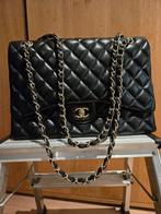 Chanel Jumbo XL, Ophalen of Verzenden, Zo goed als nieuw, Zwart, Handtas