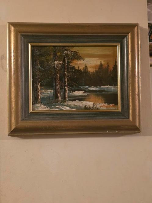 Antiek schilderij, Antiek en Kunst, Kunst | Schilderijen | Klassiek, Ophalen of Verzenden