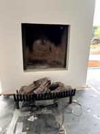 Milafire Gasopenhaard, Huis en Inrichting, Ophalen, Gebruikt, Inbouwhaard, Gashaard