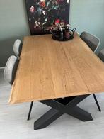 Eettafel 4 persoons mangohout, Huis en Inrichting, Tafels | Eettafels, Ophalen, Gebruikt, 50 tot 100 cm, 150 tot 200 cm